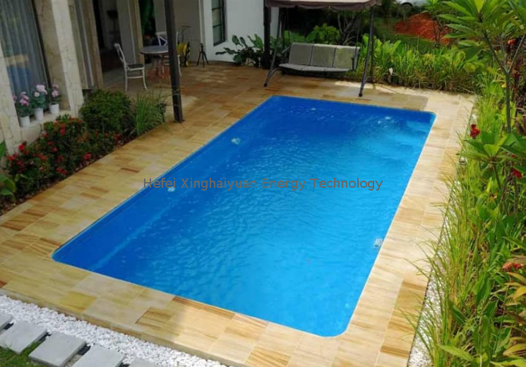 Piscine rectangulaire extérieure en fibre de verre FRP Pool Shell