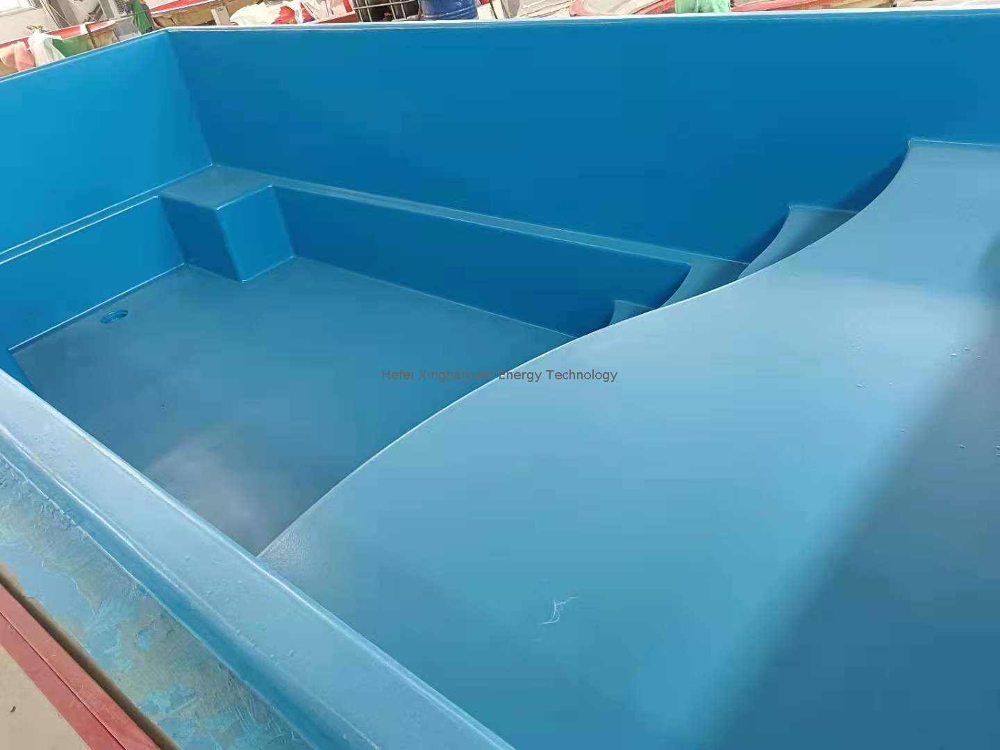 Piscine en fibre de verre enrichie de haute qualité personnalisée