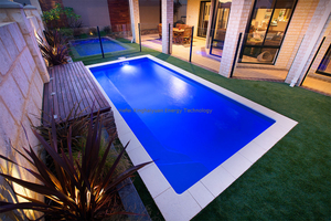 Piscine en fibre de verre en fibre de verre pour jardin extérieur