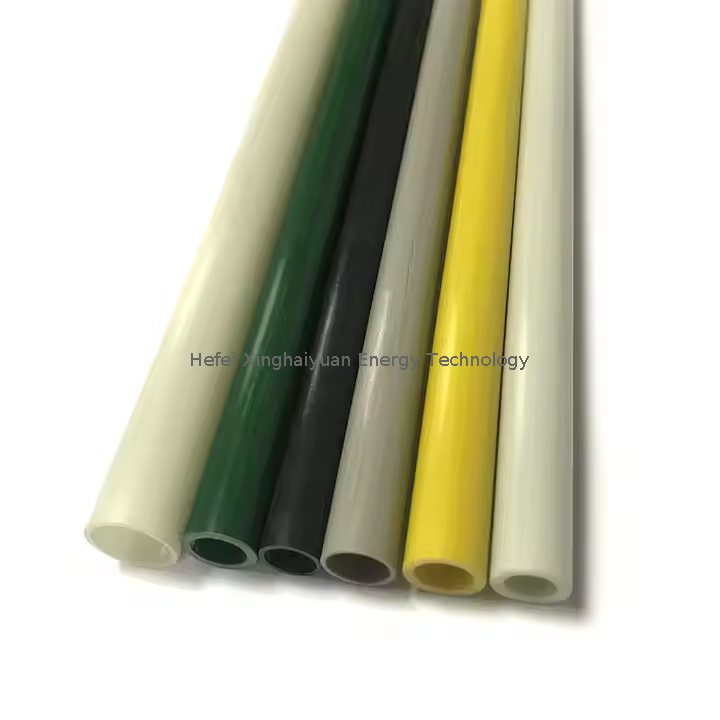 Pultrusion Flexible Fiberglass Roda FRP TUBE ROUNDE GRP TUBES CRIVES COMPOSITION FIBERSE