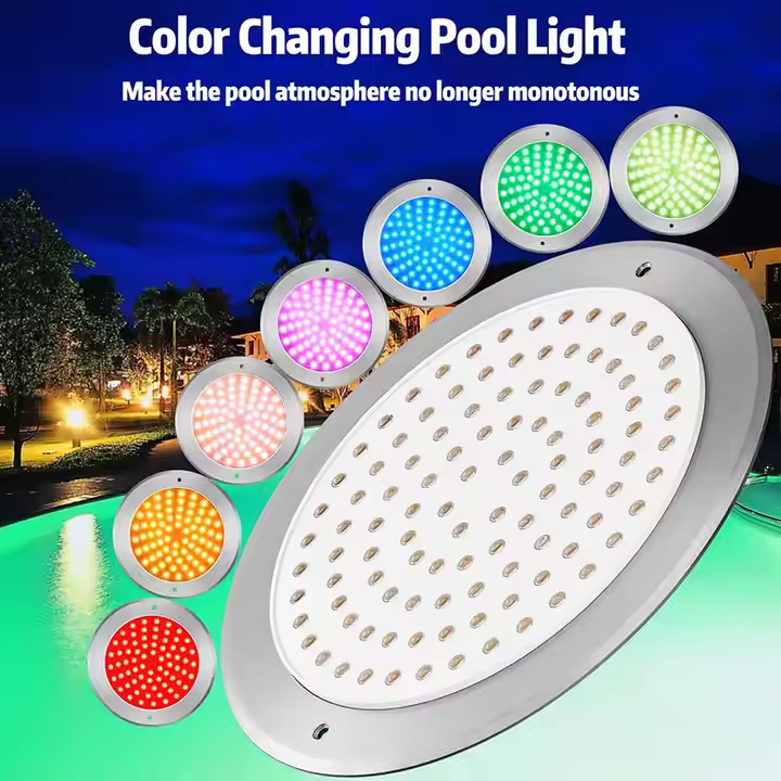 Changement multiples de piscine LED imperméable IP68 de haute qualité 