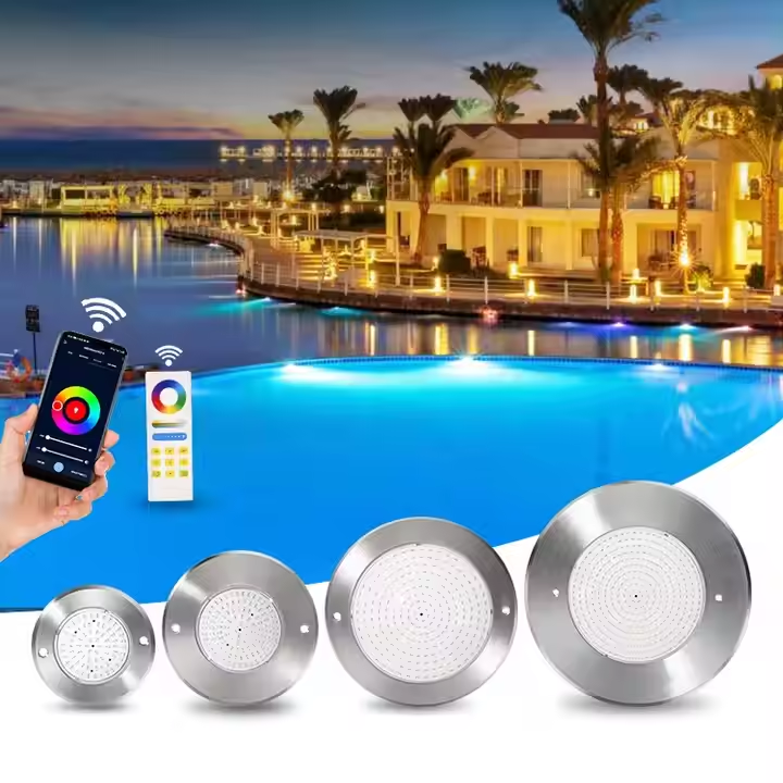 Changement multiples de piscine LED imperméable IP68 de haute qualité 