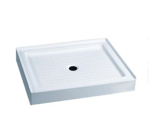 Plateau de douche en fibre de verre carré rectangulaire Base de douche FRP pour l'hôtel