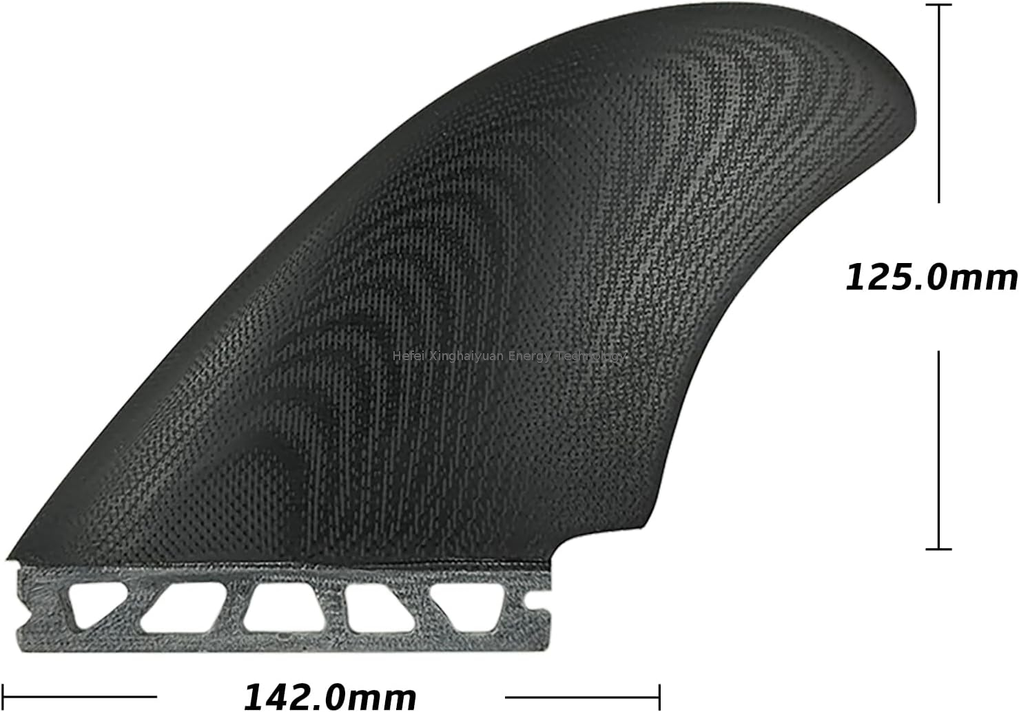 Les ailerons de surf en fibre de verre se déroulent en tant que jumeau, thruster ou quad